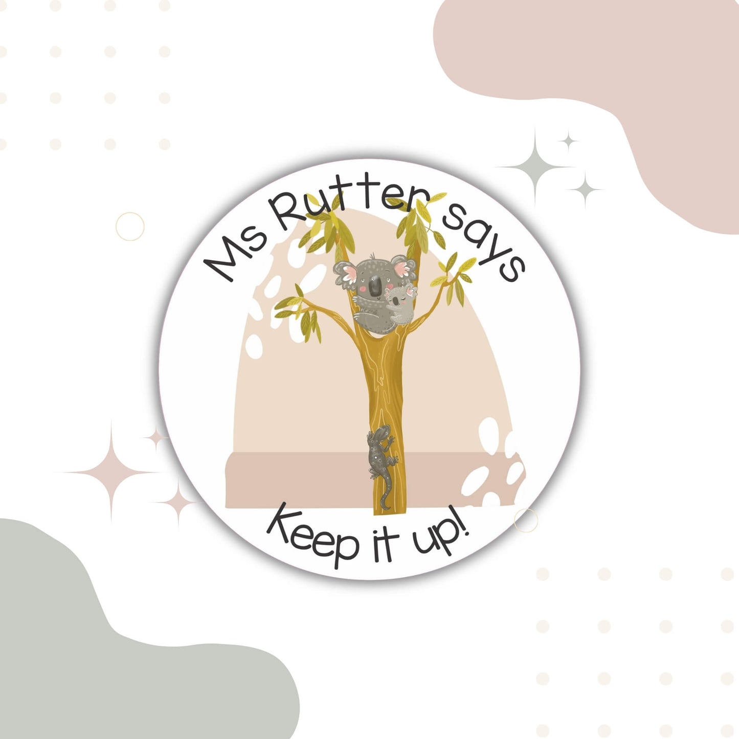 Australian Animals Teacher Merit Stickers