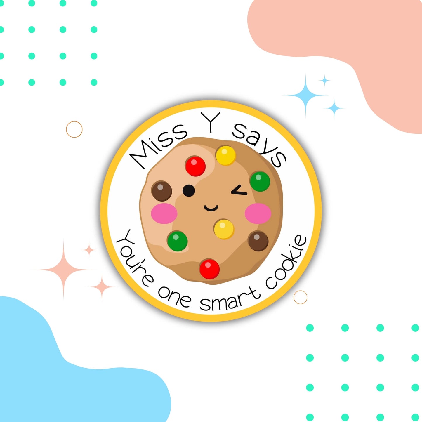 Food Pun Teacher Merit Stickers
