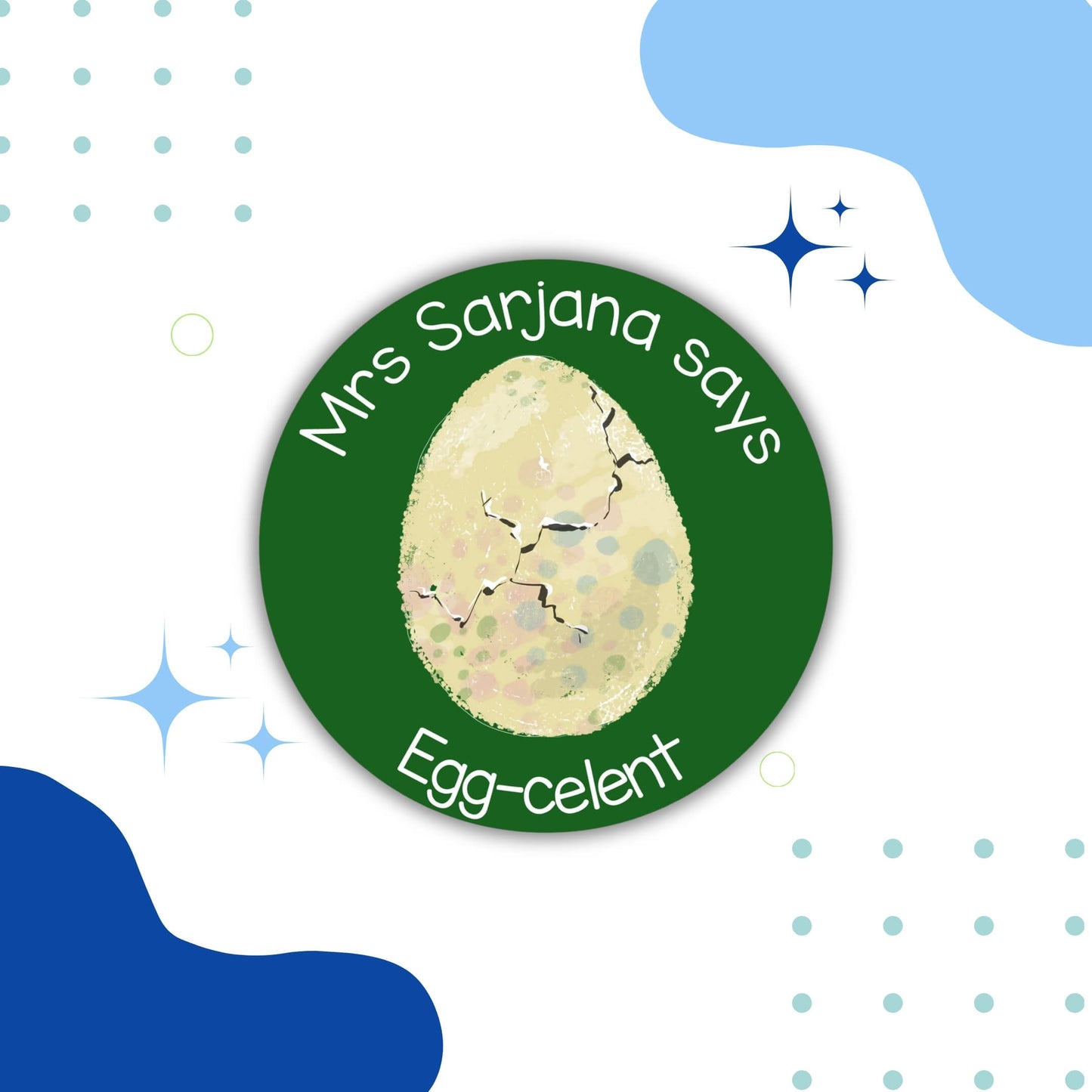 Dino Teacher Merit Stickers