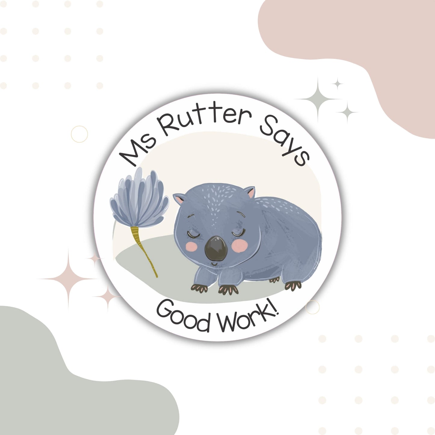 Australian Animals Teacher Merit Stickers