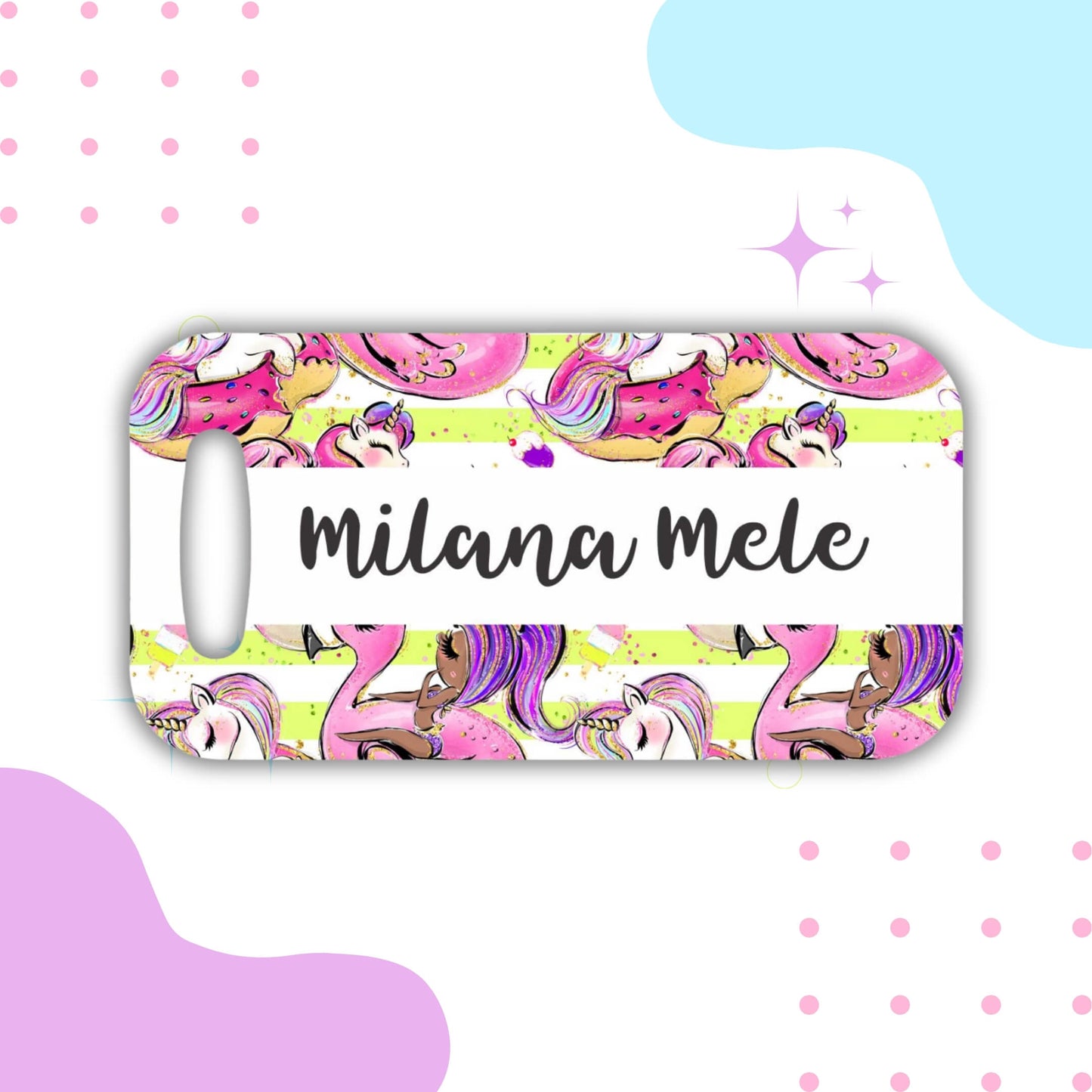 Pool Party Bag Tag