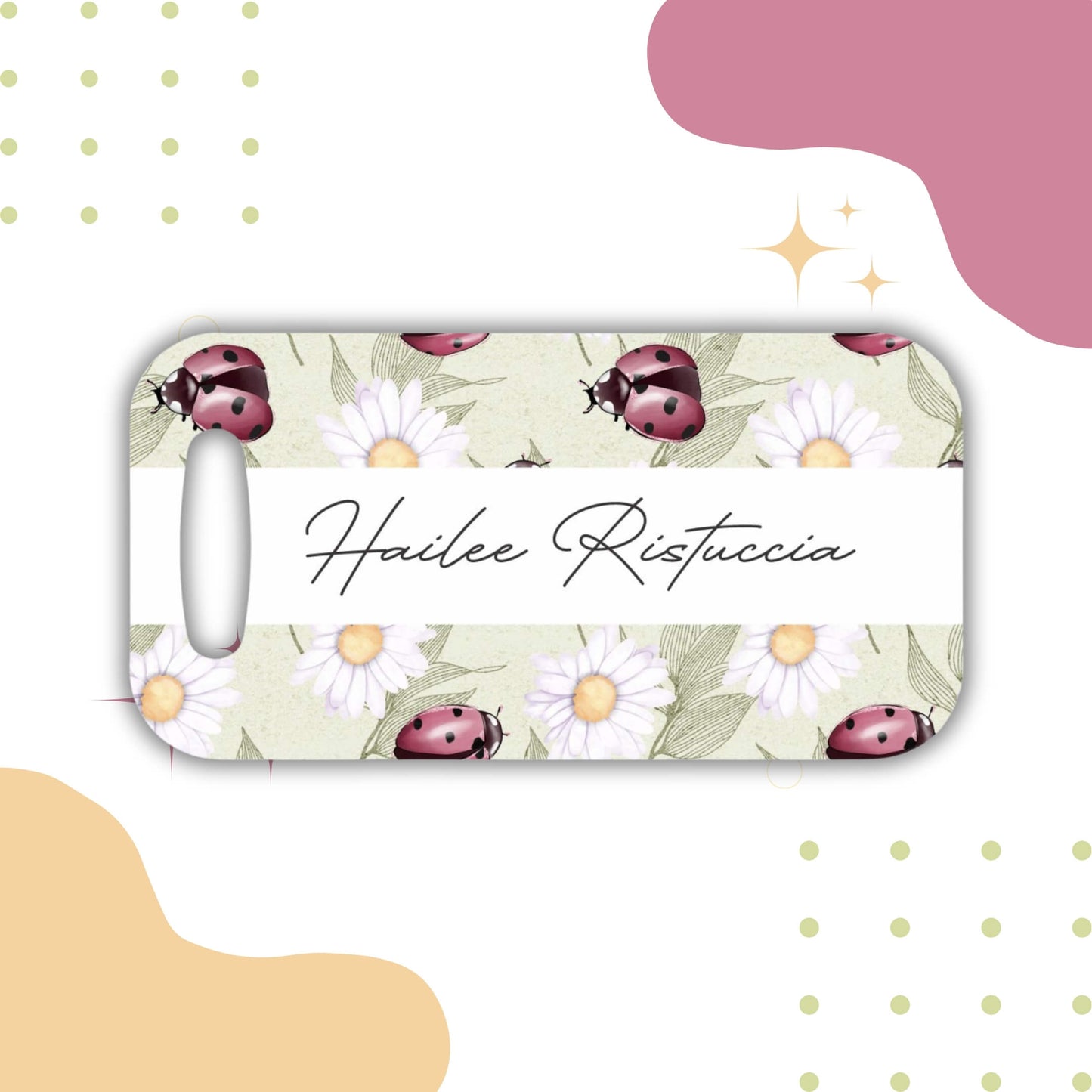 Ladybugs Bag Tag
