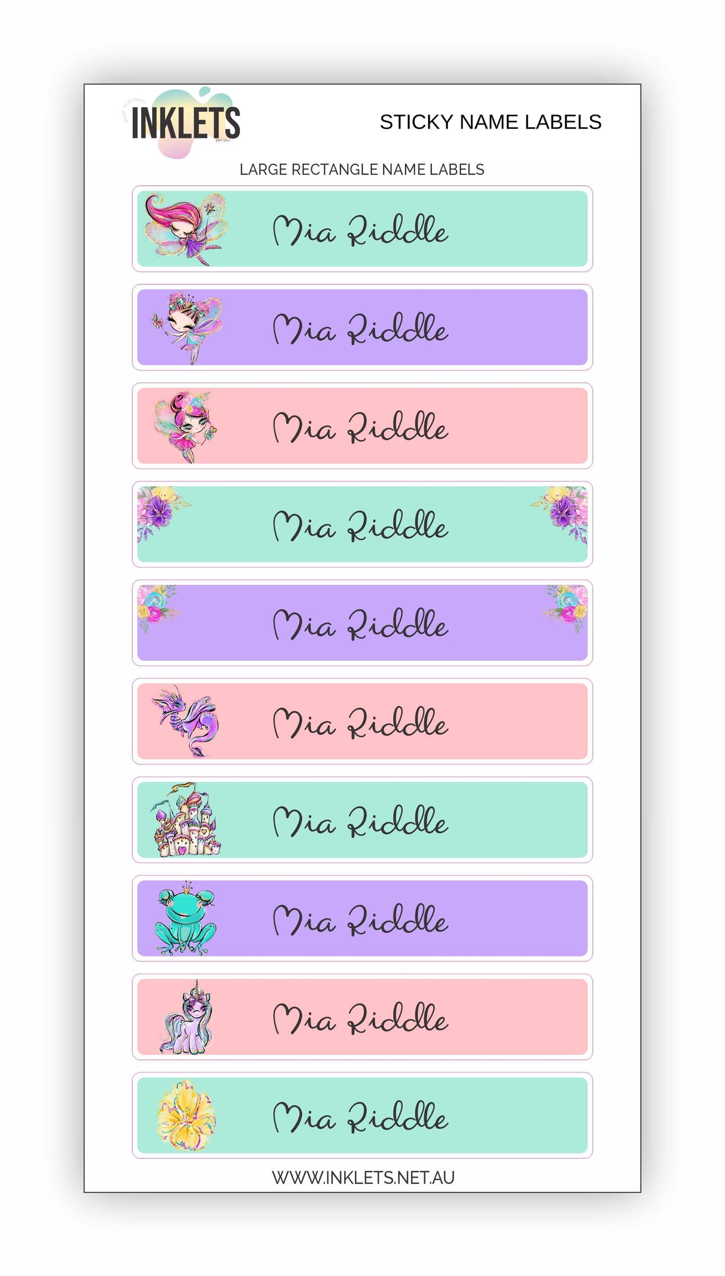 Fairyland Name Label Bundle