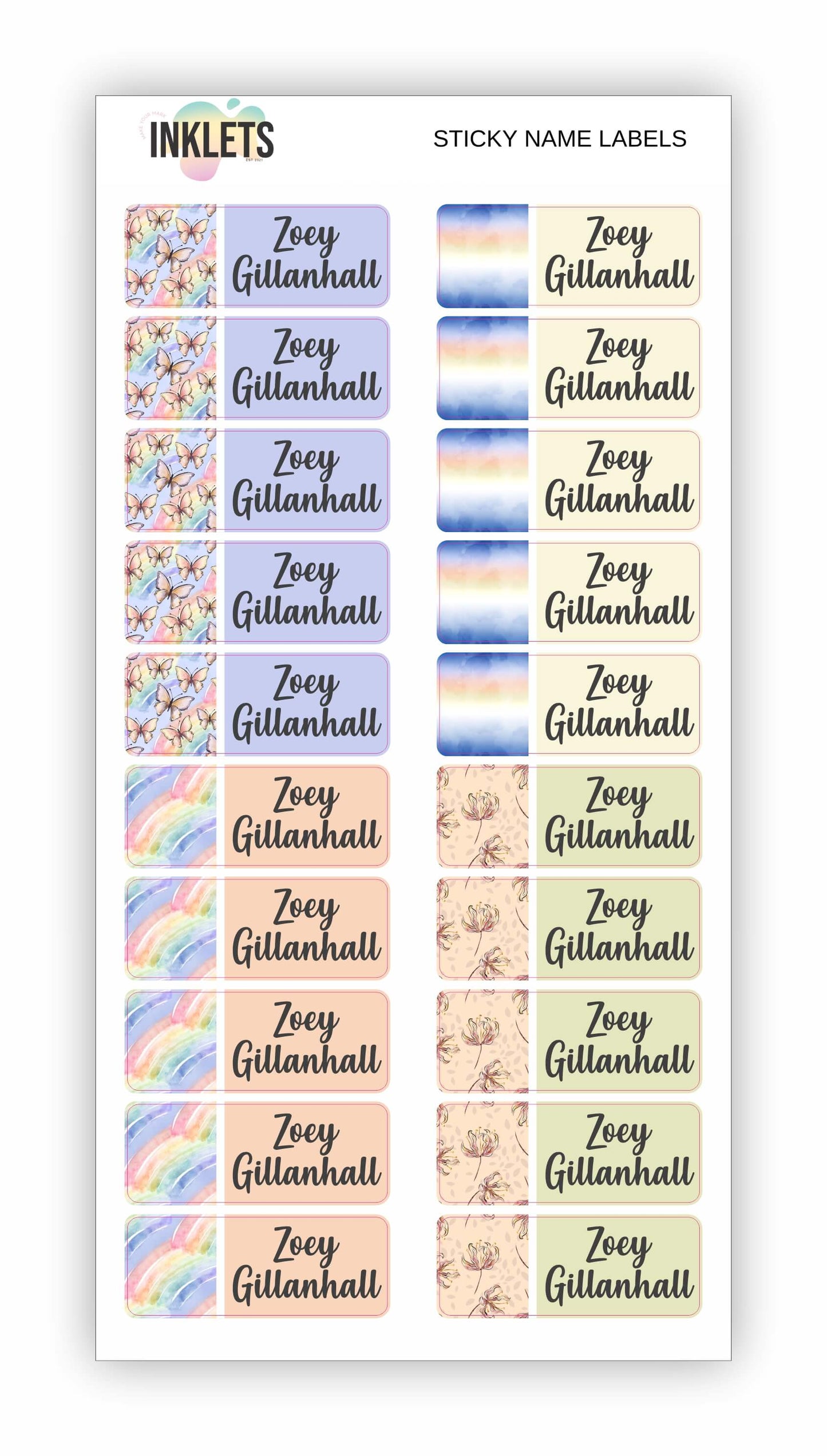 Spring Name Label Bundle