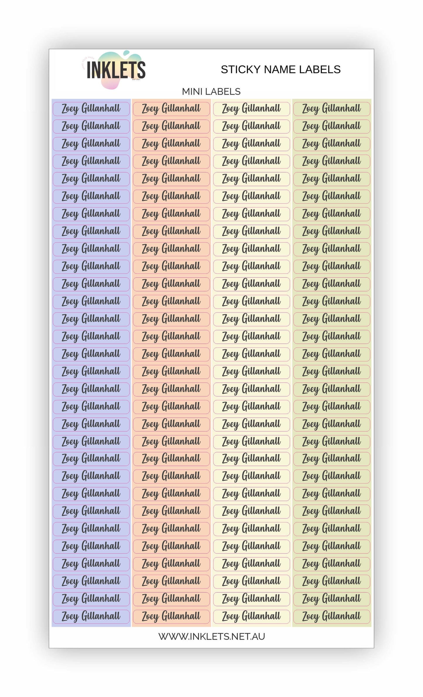 Spring Name Label Bundle