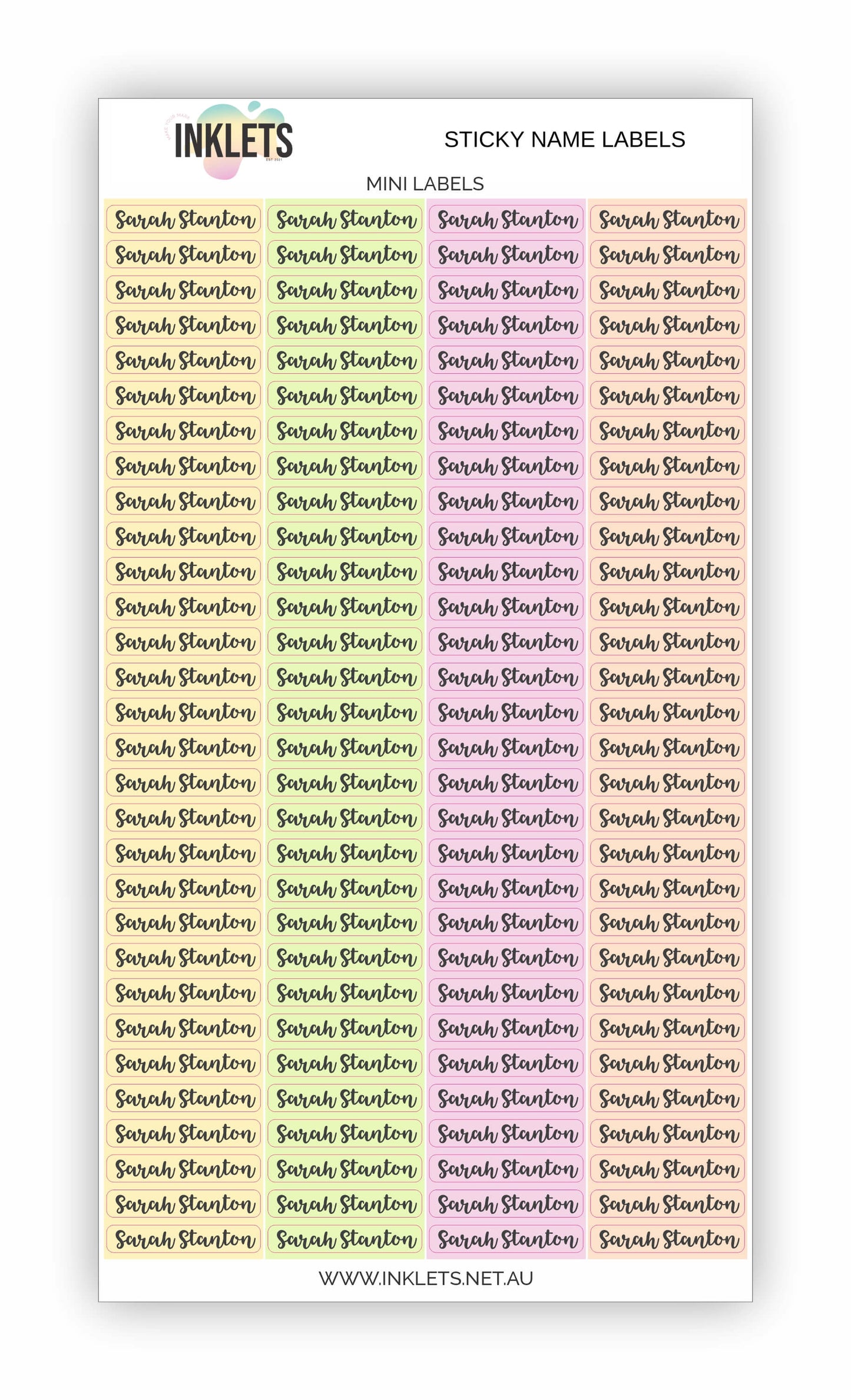 Succulents Name Label Bundle