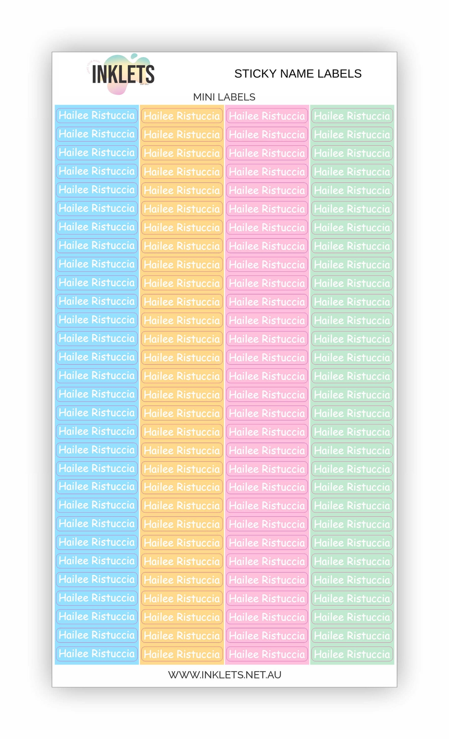Supergirlz Name Label Bundle