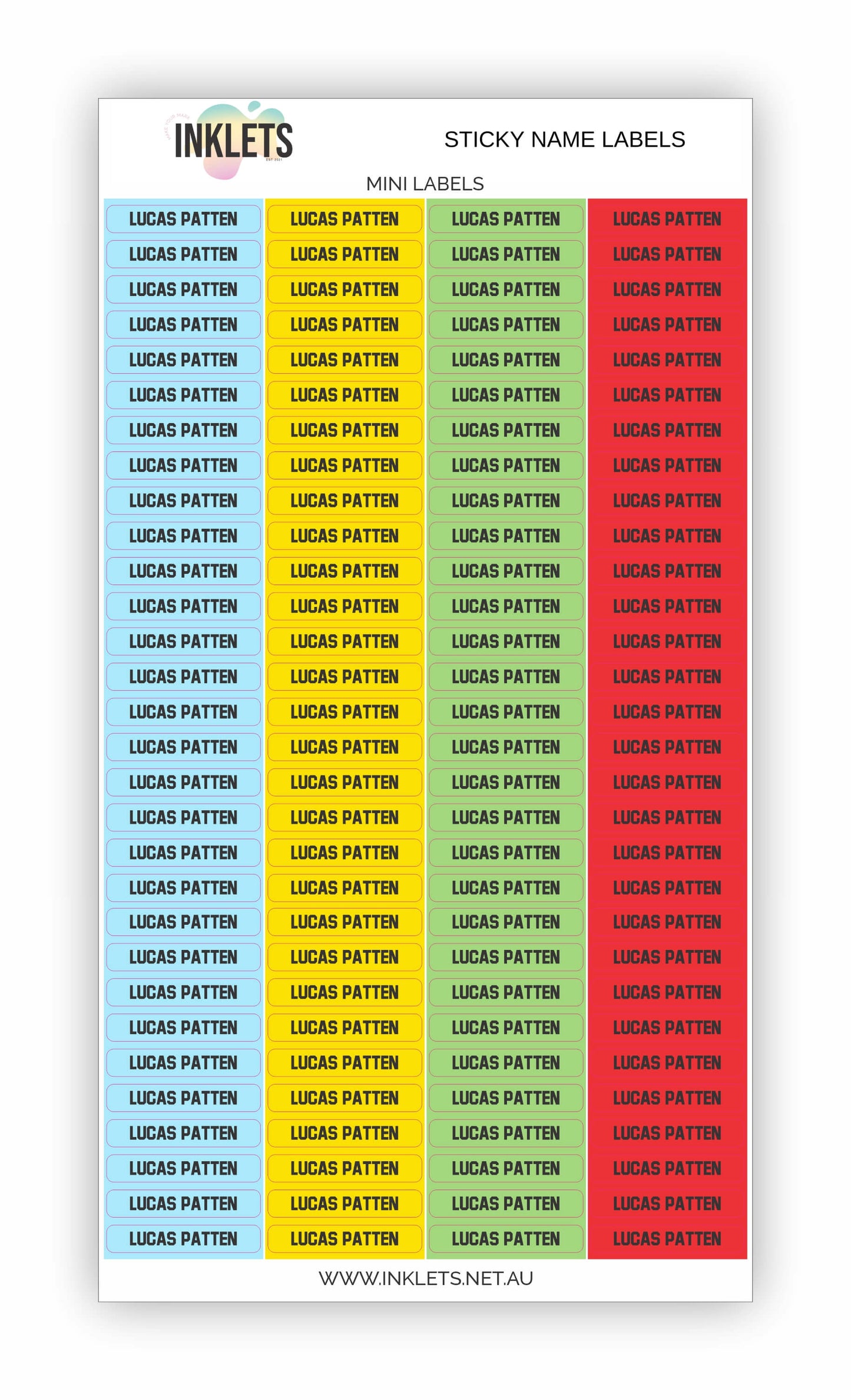 Gamer Boy Name Label Bundle