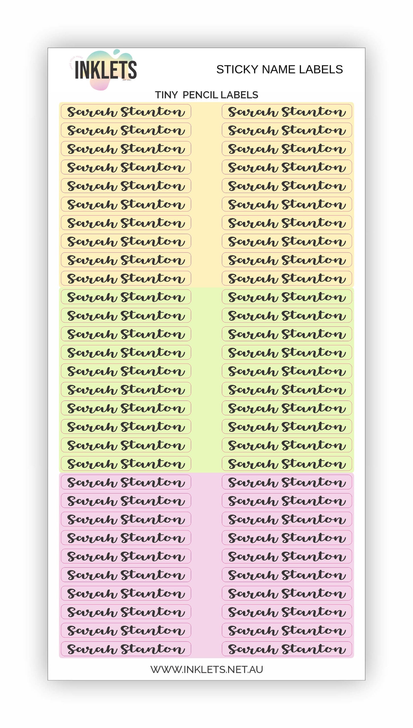 Succulents Name Label Bundle