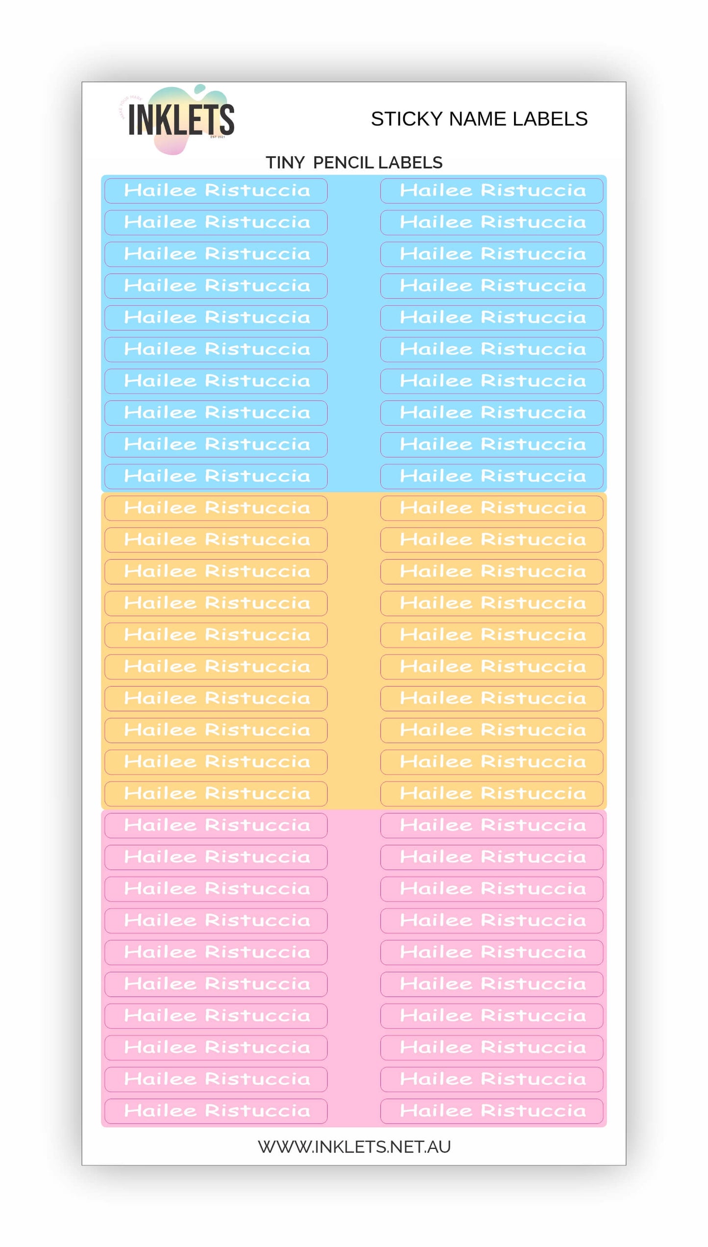 Supergirlz Name Label Bundle