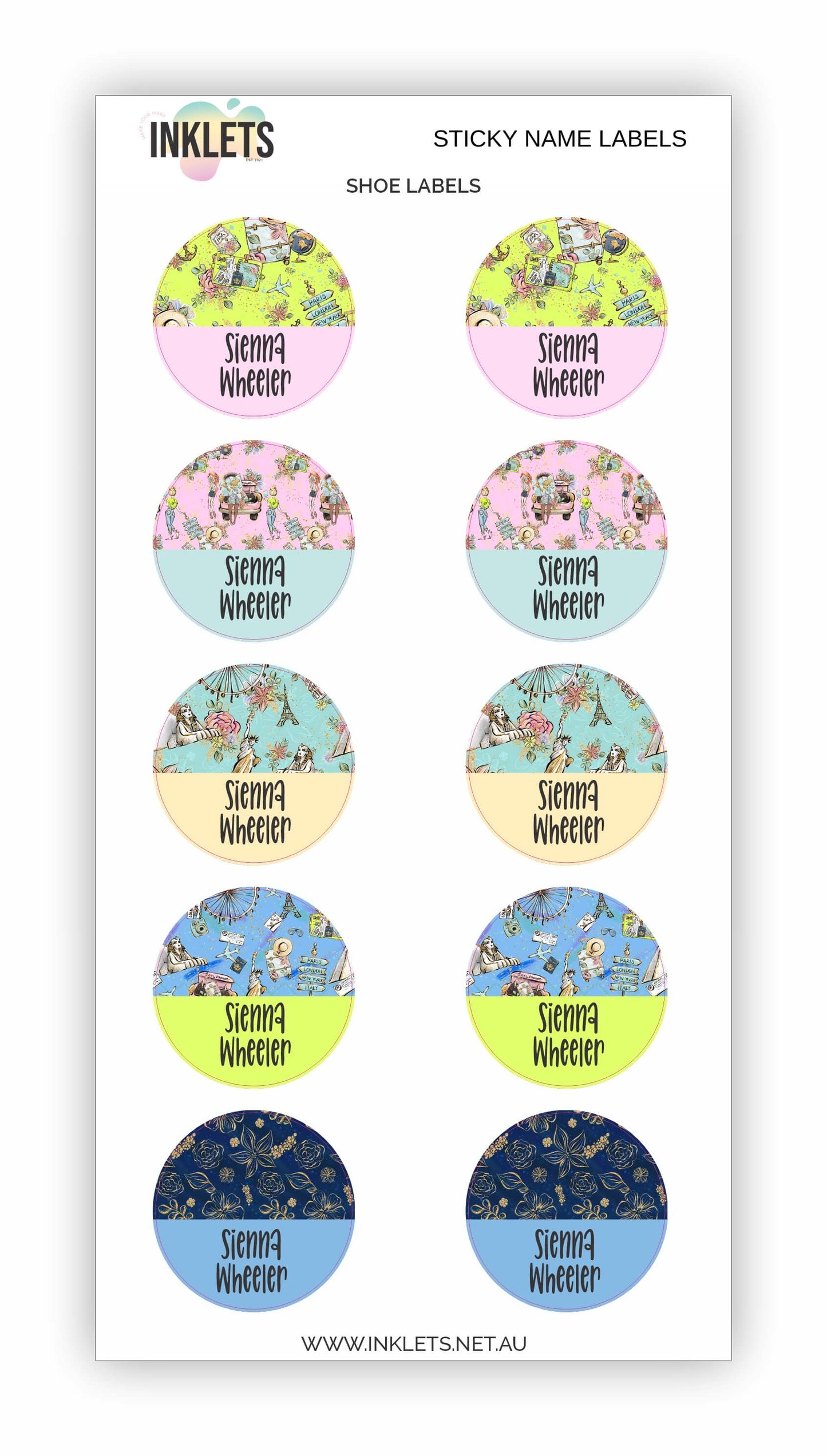 Wanderlust Name Label Bundle
