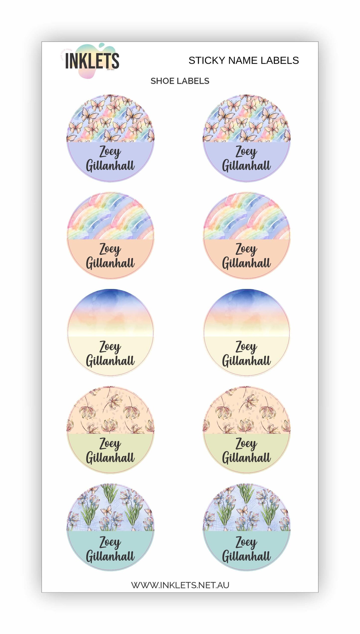Spring Name Label Bundle