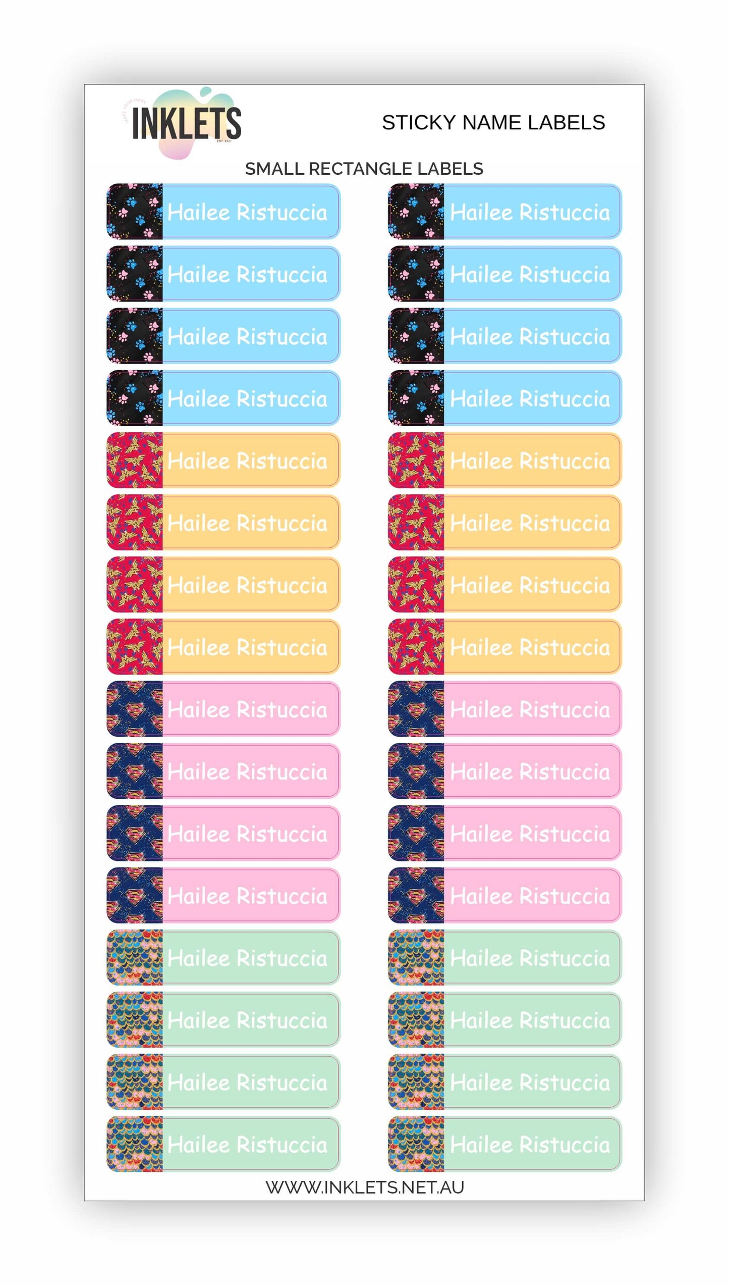 Supergirlz Name Label Bundle