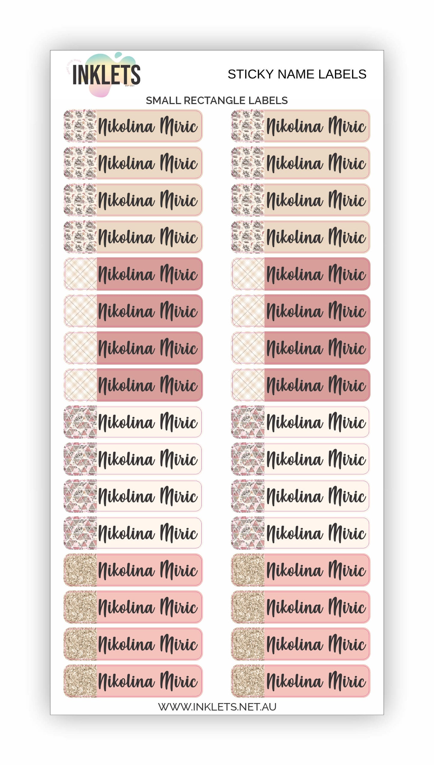 Cats Name Label Bundle