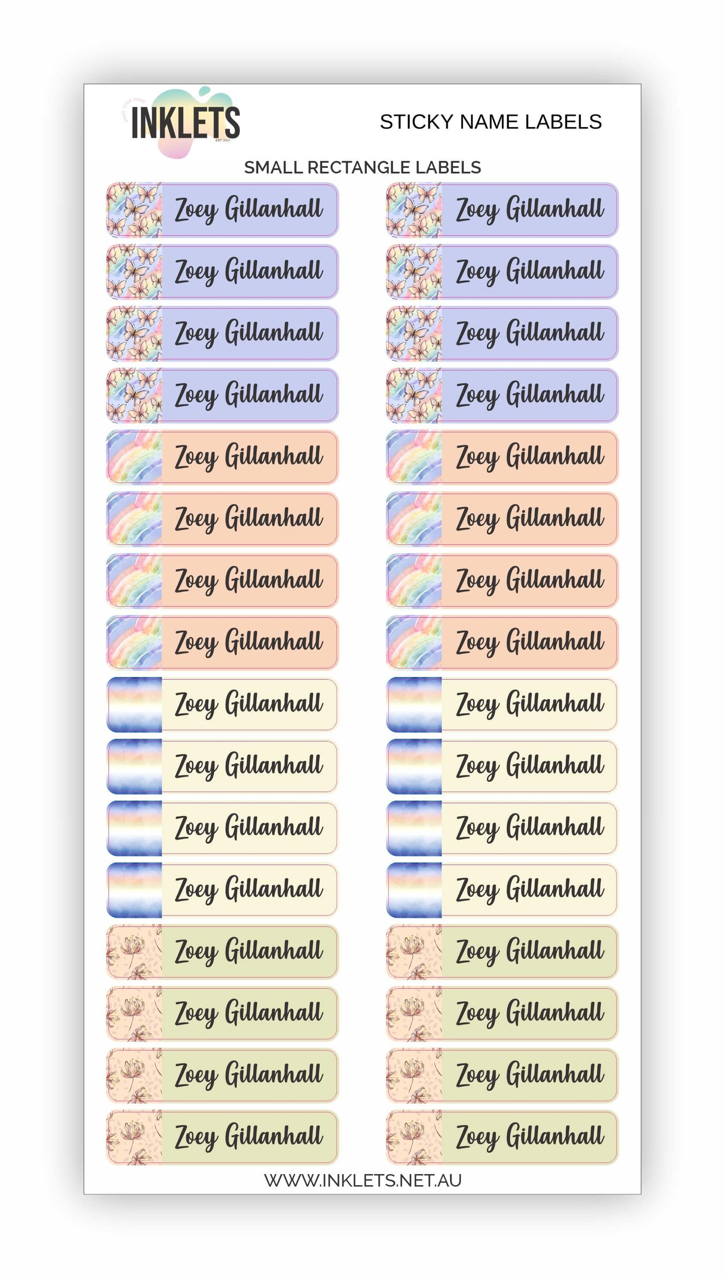 Spring Name Label Bundle