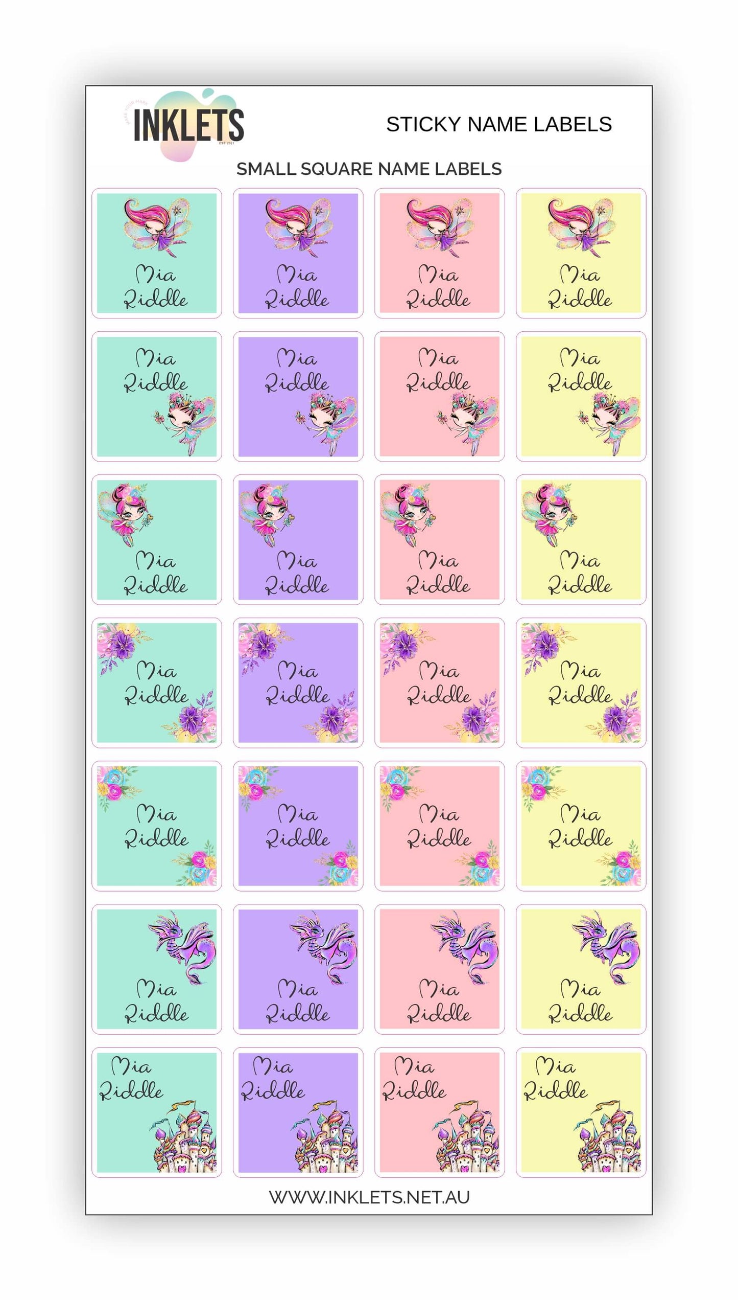 Fairyland Name Label Bundle