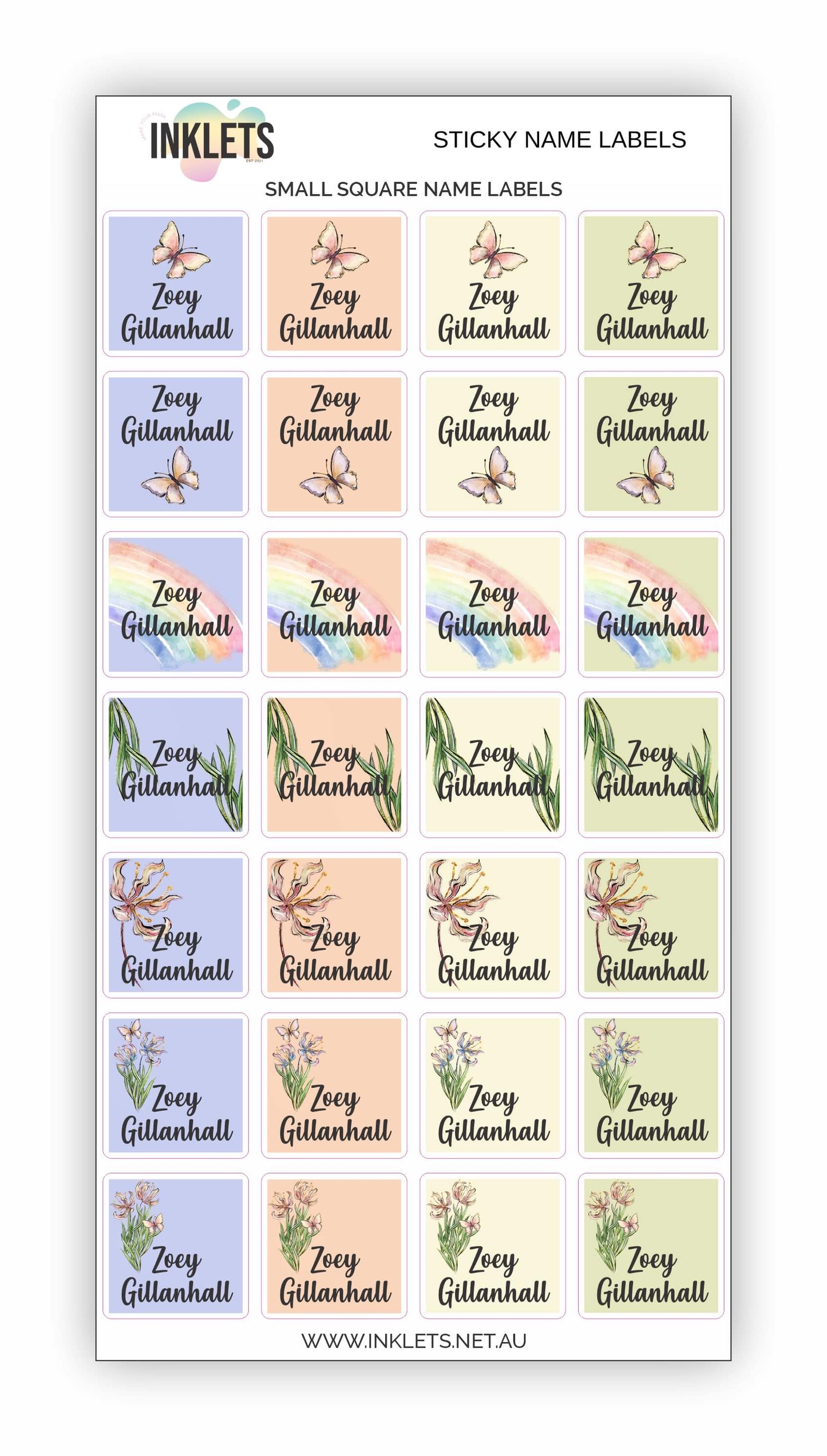 Spring Name Label Bundle