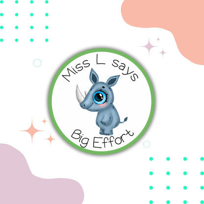 Animal Pun Teacher Merit Stickers