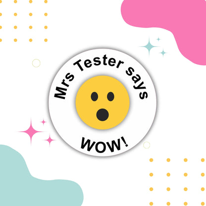 Emoji Teacher Merit Stickers