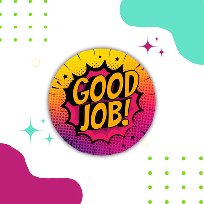 Comic Teacher Merit Stickers