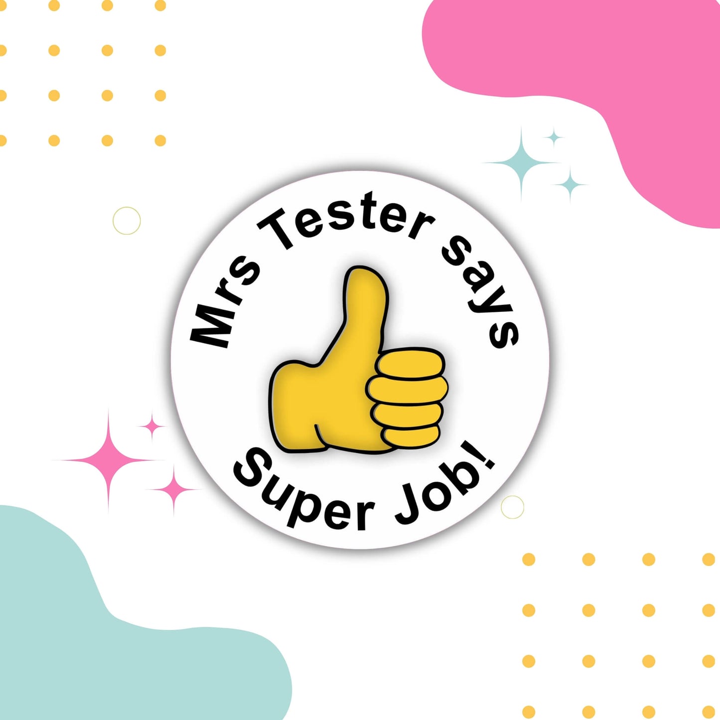 Emoji Teacher Merit Stickers