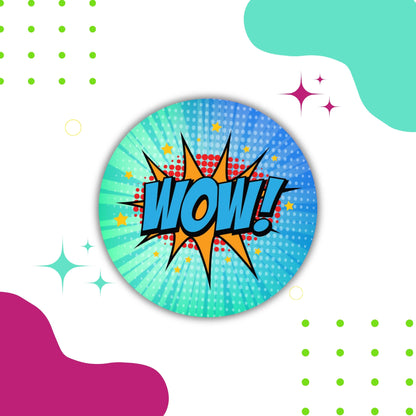 Comic Teacher Merit Stickers