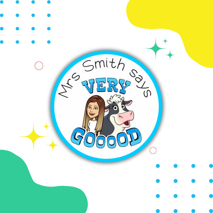Personalised Bitmoji Teacher Stickers