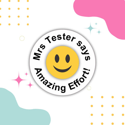 Emoji Teacher Merit Stickers