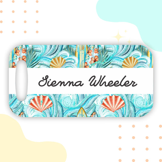 Surf Girl Bag Tag