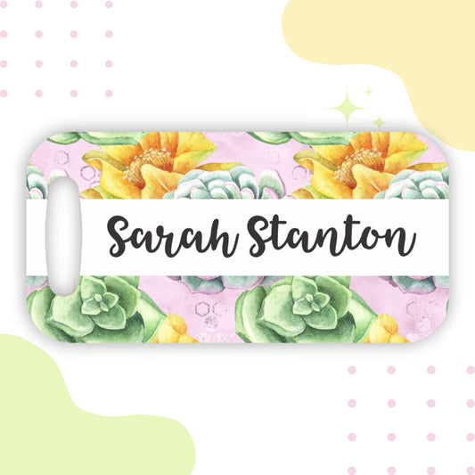 Succulents Bag Tag