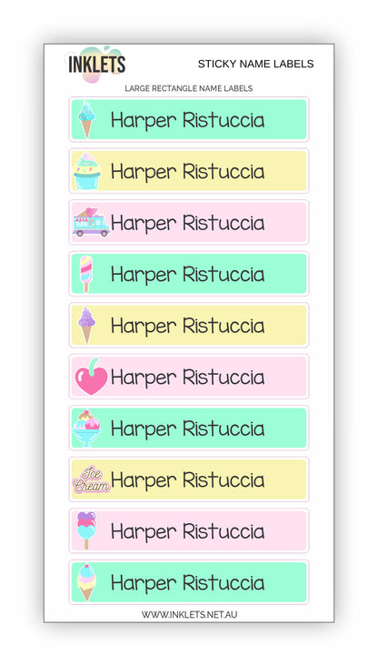 Ice Cream Name Label Bundle