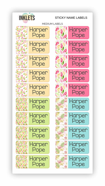 Tropics Name Label Bundle