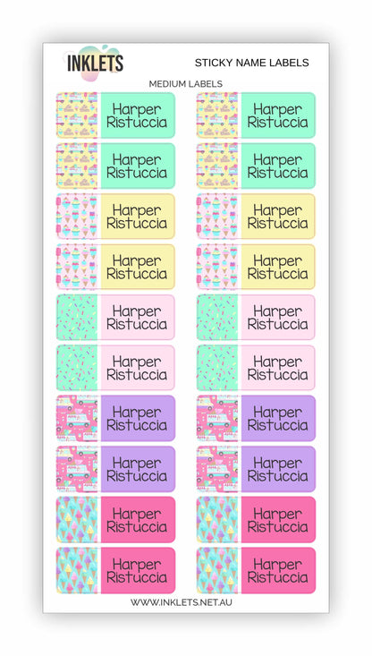 Ice Cream Name Label Bundle