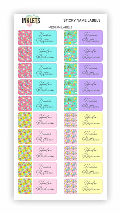 Roller Skating Name Label Bundle