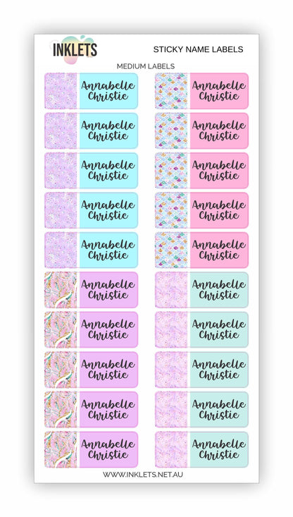 Mermaids Name Label Bundle