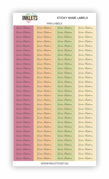 Ladybugs Name Label Bundle