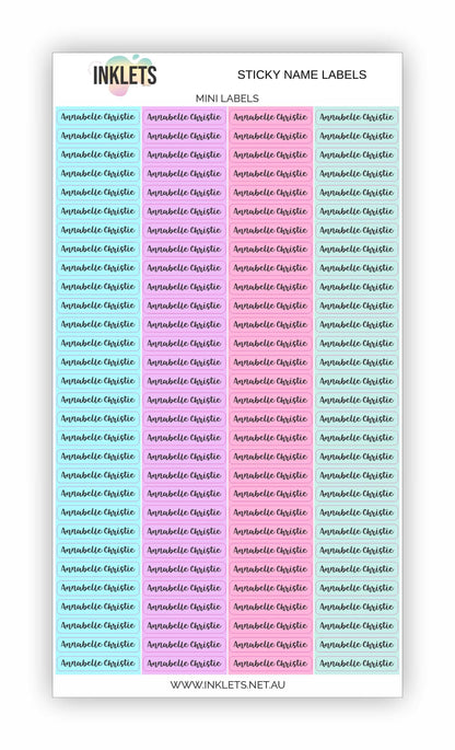 Mermaids Name Label Bundle