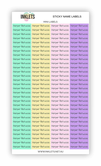 Ice Cream Name Label Bundle