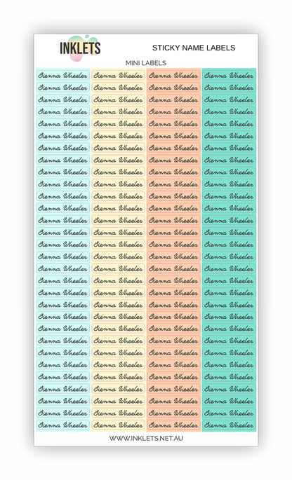 Surf Girl Name Label Bundle
