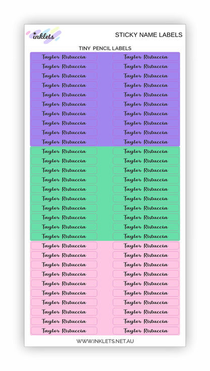 Soccer Girls Name Label Bundle