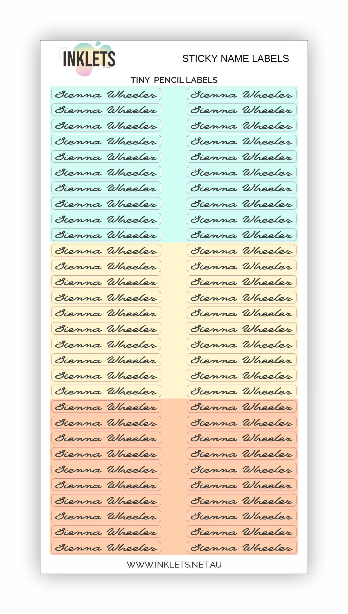 Surf Girl Name Label Bundle