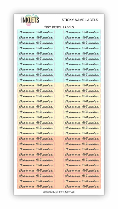 Surf Girl Name Label Bundle