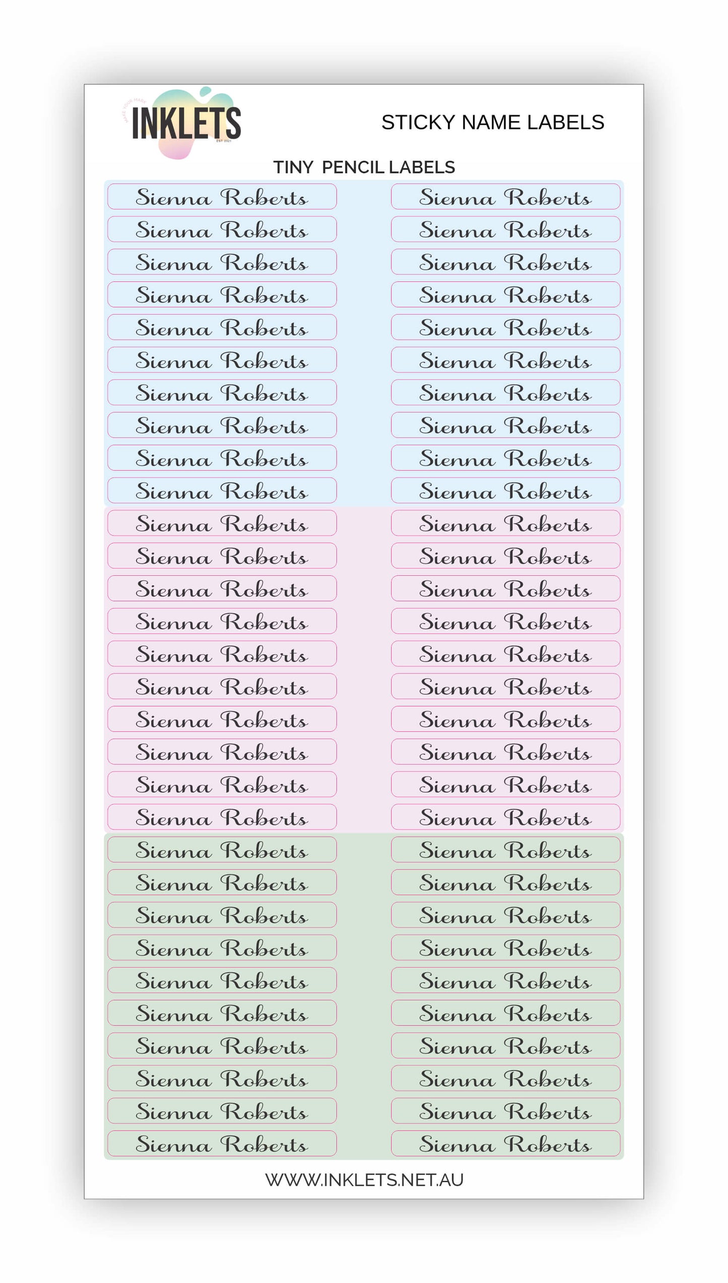 Protea Symphony Name Label Bundle