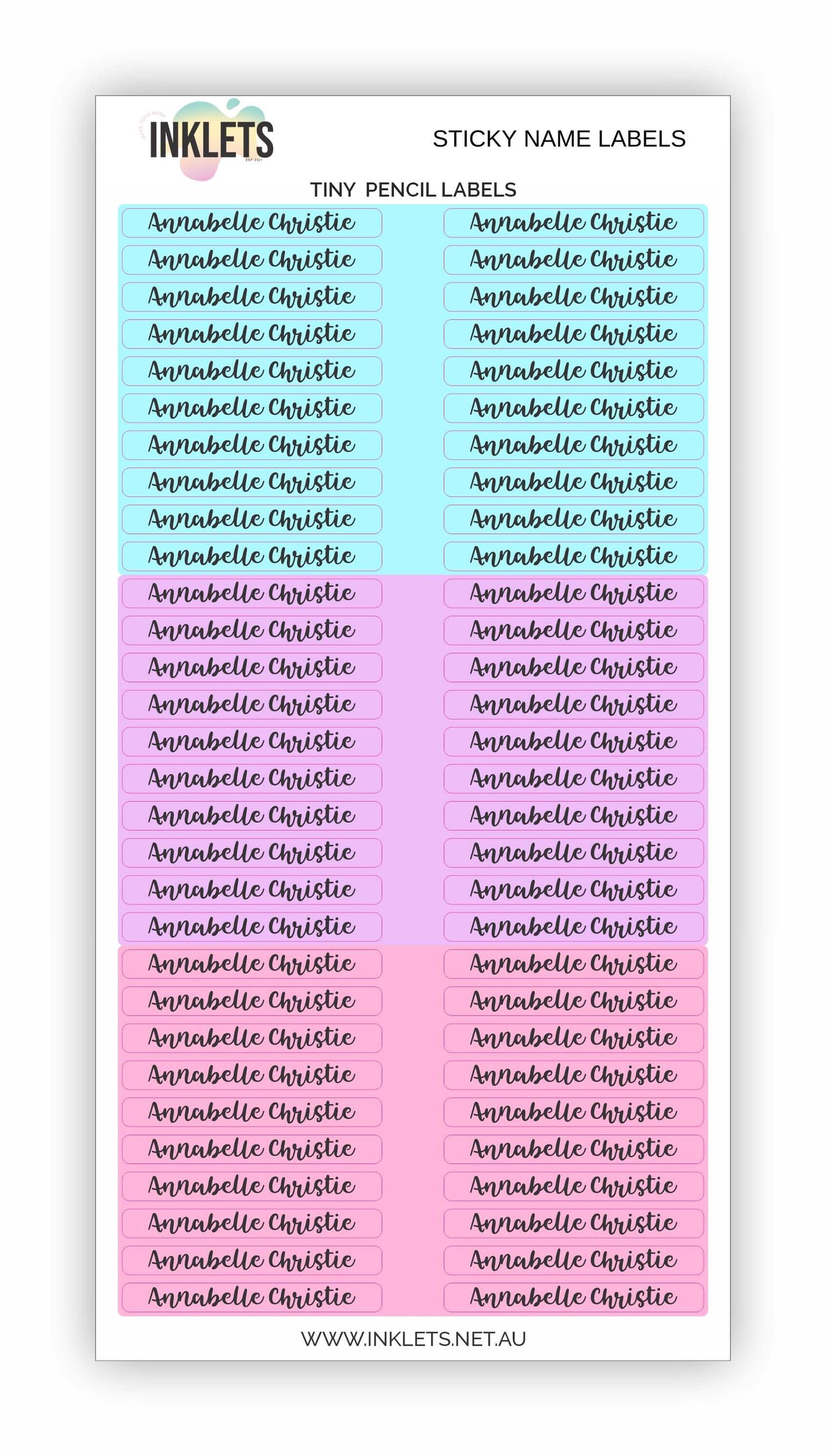 Mermaids Name Label Bundle