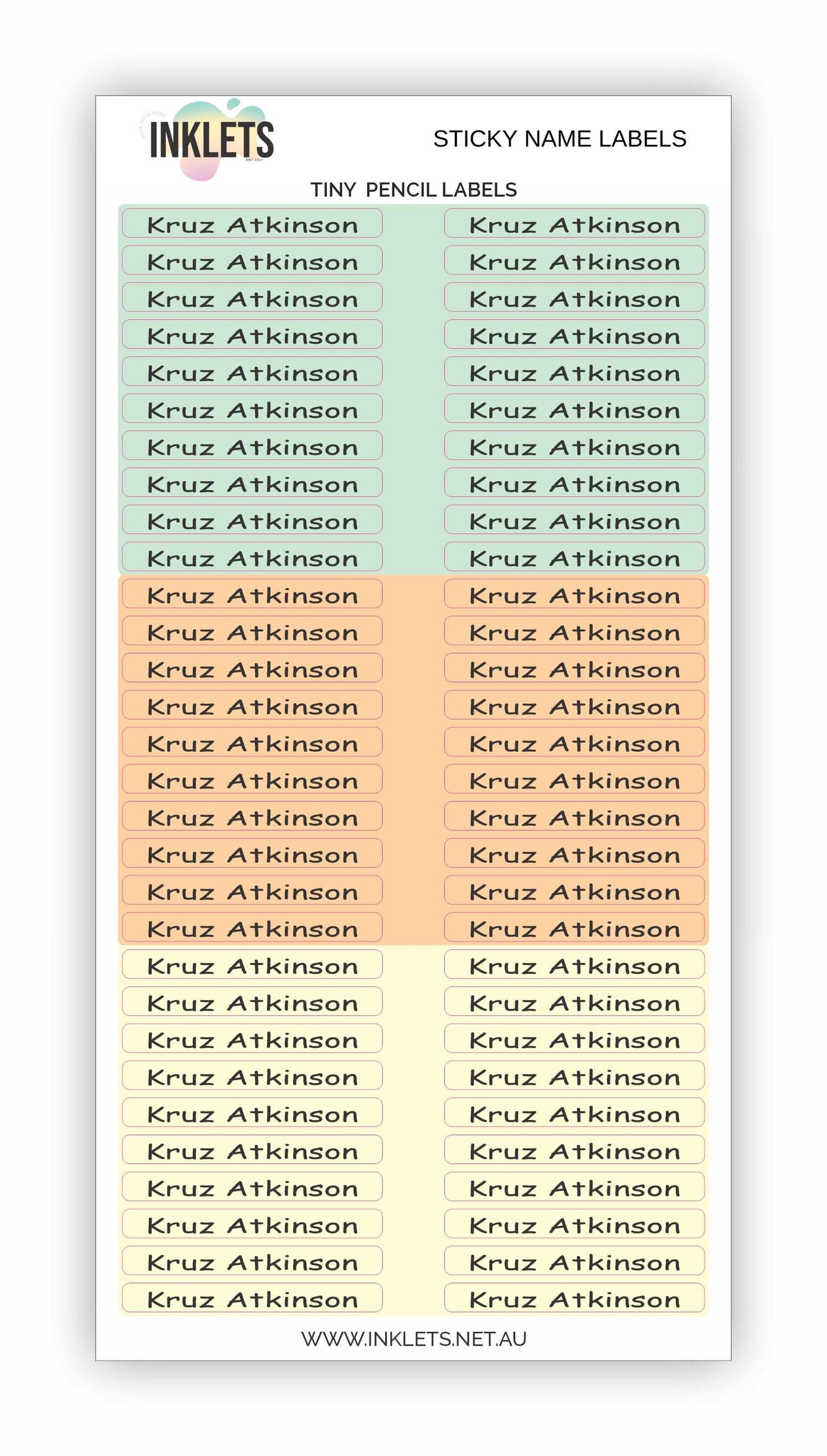 Puppy Dog Palz Name Label Bundle