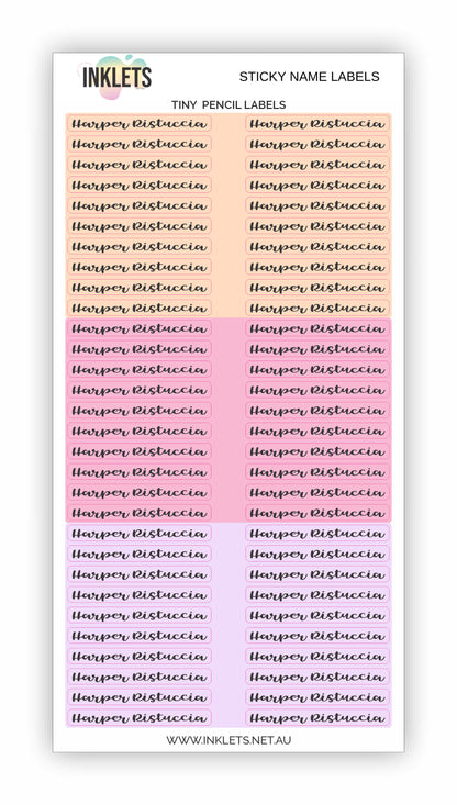 Pink Dinos Name Label Bundle