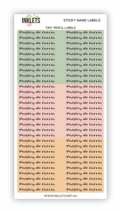 Groovy Flowers Name Label Bundle