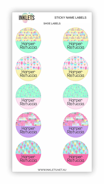 Ice Cream Name Label Bundle
