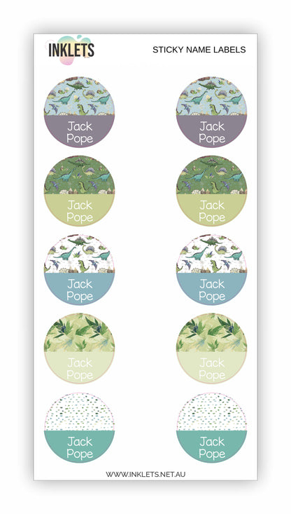Dinos Name Label Bundle