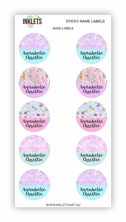 Mermaids Name Label Bundle
